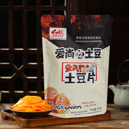 自立袋120g燒烤味土豆片