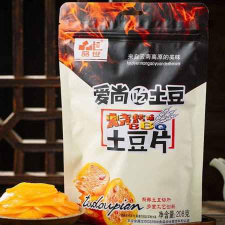 自立袋208g燒烤味土豆片